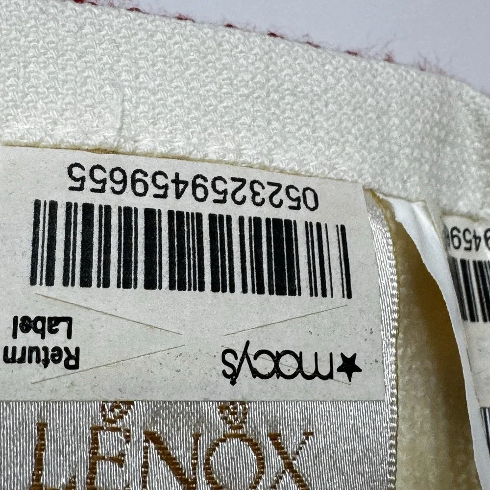 Lenox Winter Meadow 6 Pc Bath Hand Finger Tip Towel Set Poinsettia New Cotton